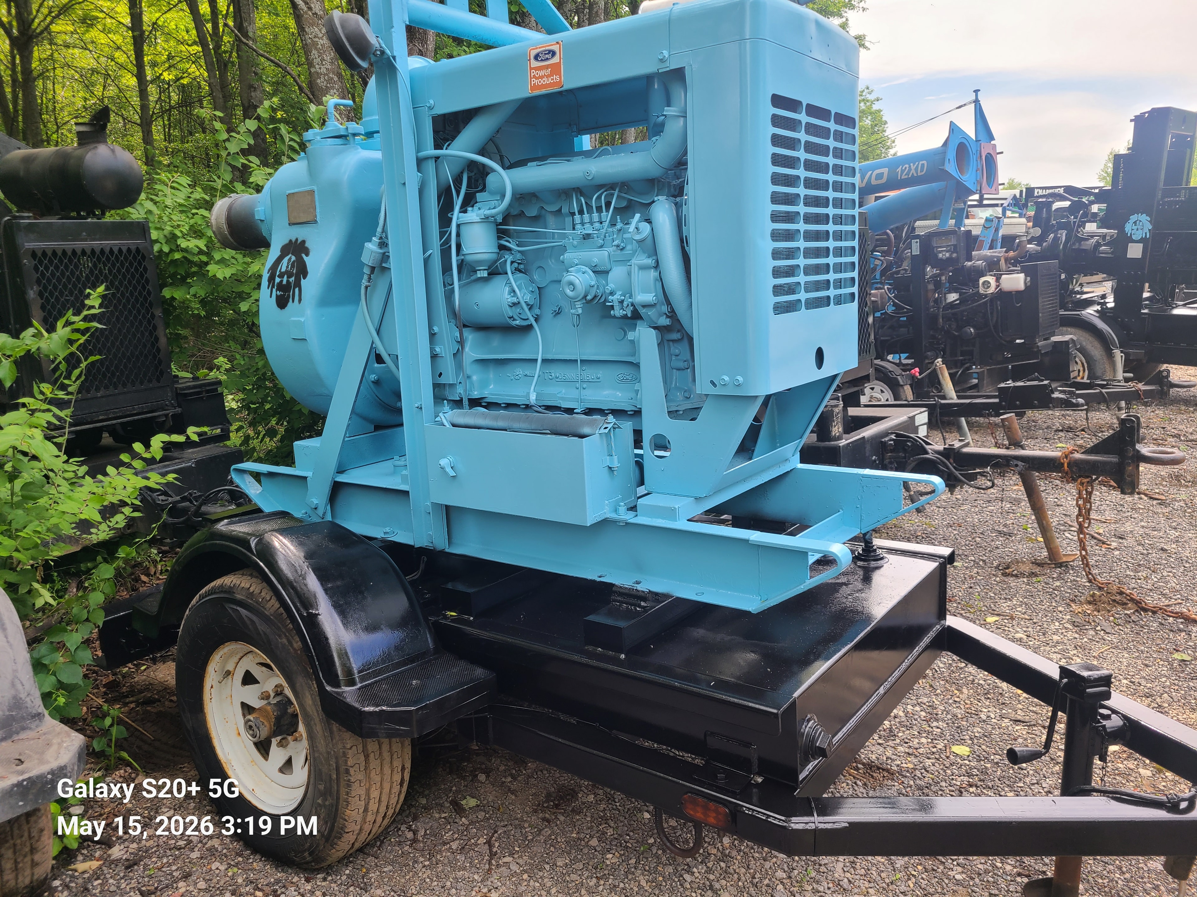 Pump engine detail